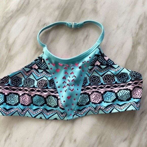 Girls Swim Bundle – 2 Tops + 1 Bottom – Wonder Nation & Justice – Size 7/8–8 - Picture 3 of 14